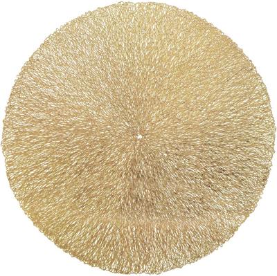 Placemat Ciara 38cm diameter gold - Unique living