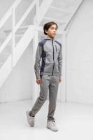 Cruyff Elite Trainingspak Kids Grijs - Maat 128 - Kleur: Grijs | Soccerfanshop