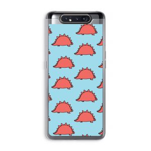 Dinosawrr: Samsung Galaxy A80 Transparant Hoesje
