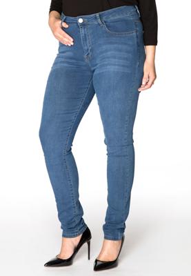 Yoek Shaping skinny jeans 5p | Indigo | Maat 54