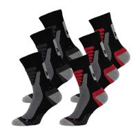 Xtreme Wandelsokken 6-pack Multi Black-35/38