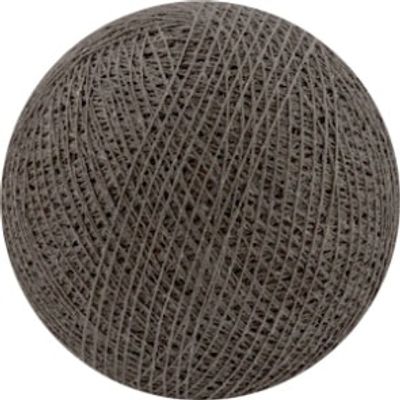 25 losse Cotton Ball's (Donkerbruin)
