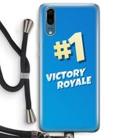 Victory Royale: Huawei P20 Transparant Hoesje met koord