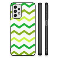 Samsung Galaxy A23 Back Case Zigzag Groen Samsung Galaxy A23 Back Case Zigzag Groen