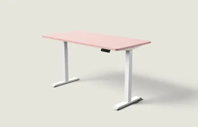 Desktronic HomeOne bureau Wit / Zachtroze / 160x80 cm