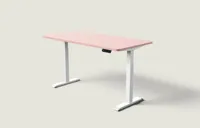 Desktronic HomeOne bureau Wit / Zachtroze / 160x80 cm