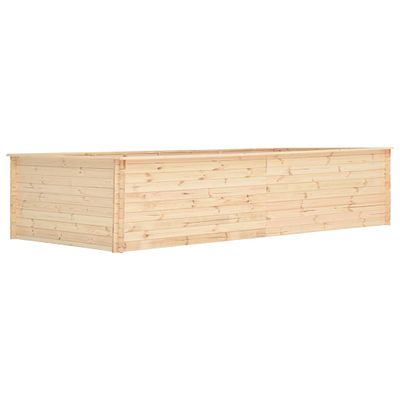 vidaXL Plantenbak verhoogd 19 mm 450x150x80,5 cm grenenhout vidaXL Plantenbak verhoogd 19 mm 450x150x80,5 cm grenenhout