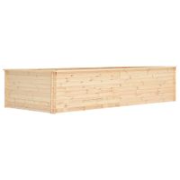 vidaXL Plantenbak verhoogd 19 mm 450x150x80,5 cm grenenhout - thumbnail