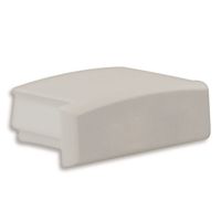 Eindkap E75 grijs voor aluminium LED profiel SL8/NL8 8
