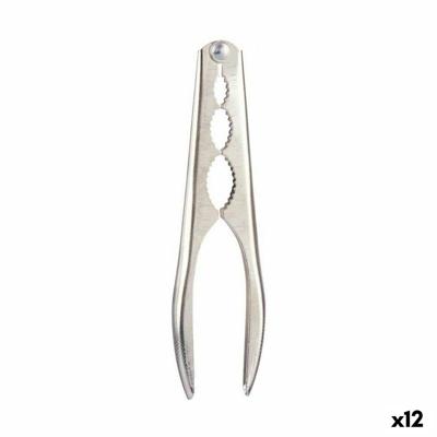 Notenkraker 16,5 x 1,5 x 4,5 cm Zilverkleurig Staal (12 Stuks)