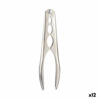 Notenkraker 16,5 x 1,5 x 4,5 cm Zilverkleurig Staal (12 Stuks)