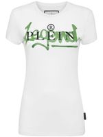 Philipp Plein t-shirt en coton à ornements en cristal - Blanc - thumbnail