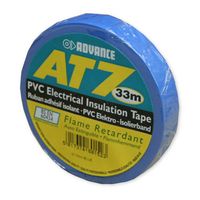 Advance AT7 PVC tape 15mm 33m blauw - thumbnail