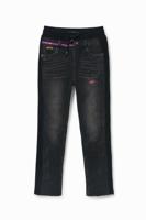 Hybride jogging jeans - BLACK - XS - thumbnail