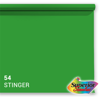 Superior achtergrondpapier 54 stinger chroma key 2,18 x 11m Superior achtergrondpapier 54 stinger chroma key 2,18 x 11m