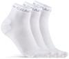 Craft 1910637 Core Dry Mid Sock 3-Pack - White - 46/48