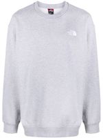 The North Face sweat en coton mélangé à logo imprimé - Gris