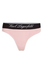 Karl Lagerfeld culotte Hotel Karl à taille basse - Rose - thumbnail