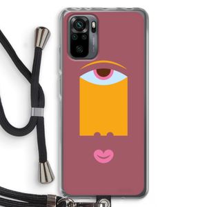Mono V: Xiaomi Redmi Note 10 Pro Transparant Hoesje met koord