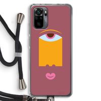 Mono V: Xiaomi Redmi Note 10 Pro Transparant Hoesje met koord