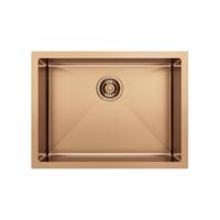 Inbouw Wastafel Sapho Zenith 60x45 cm RVS Koper PVD Sapho