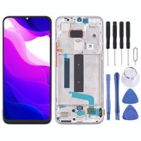 Origineel AMOLED MATERIAL LCD -scherm en digitizer volledige montage met frame voor Xiaomi Mi 10 lite 5G