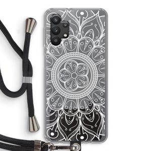 Roses Are Red: Samsung Galaxy A32 5G Transparant Hoesje met koord