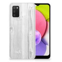 Samsung Galaxy A03S | Bumper Hoesje | White Wood