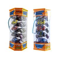 Jono Toys Metalen pull back auto&apos;s in opbergtoren, 15 auto&apos;s