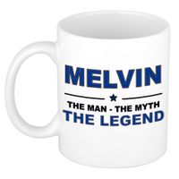 Melvin The man, The myth the legend cadeau koffie mok / thee beker 300 ml