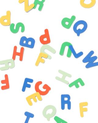HEMA Foamstickers alfabet - 258 stuks