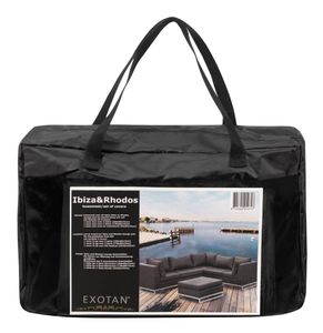 WOOOD Beschermhoes 'Rhodos' Loungeset, kleur Zwart