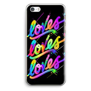 Loves: iPhone 5 / 5S / SE Transparant Hoesje