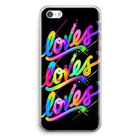 Loves: iPhone 5 / 5S / SE Transparant Hoesje