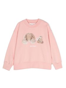 Palm Angels Kids hoodie en coton à imprimé graphique - Rose