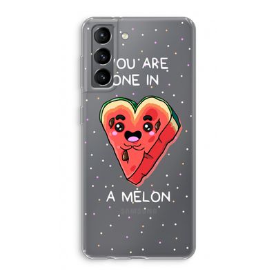 One In A Melon: Samsung Galaxy S21 Transparant Hoesje
