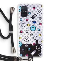 8-bit N°9: Samsung Galaxy A71 Transparant Hoesje met koord