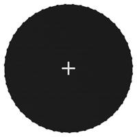 Springmat voor 10 feet/3,05 m ronde trampoline stof zwart - thumbnail