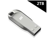 Originele Xiaomi Flash Drives Usb 3.0 Mini - Hoge Snelheid - Metalen Pen Drive 2Tb Stick - Draagbare Drive - Waterdichte Memoria Opslag U Schijf - gri