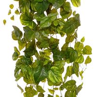 Pothos kunst hangplant 170cm - bont - thumbnail