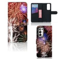 OPPO Find X3 Neo 5G | Wallet Case | met Pasjes | Vuurwerk