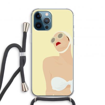 Summer: iPhone 12 Pro Transparant Hoesje met koord