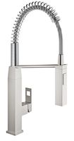 Grohe Eurocube keukenmengkraan met uittrekbare handdouche SuperSteel 31395DC0