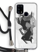House: Samsung Galaxy M31 Transparant Hoesje met koord