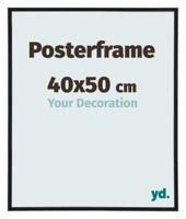 Posterlijst 40x50cm Zwart Mat Kunststof Paris