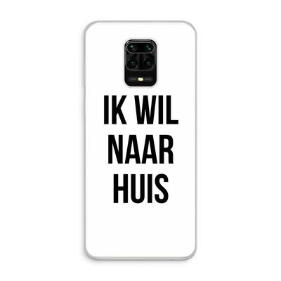 Ik wil naar huis: Xiaomi Redmi Note 10 Lite Transparant Hoesje