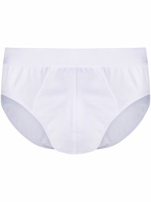 Brioni slip à taille élastiquée - Blanc