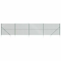 The Living Store Gaashek 1.6x10m - Groen - Gegalvaniseerd staal met PVC-coating