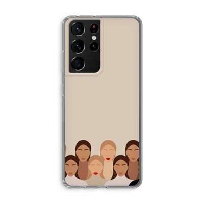Girls girls girls: Samsung Galaxy S21 Ultra Transparant Hoesje