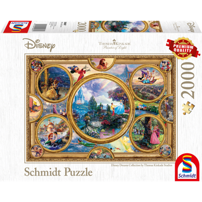 Disney Dreams collection Puzzel 2000 Stukjes Disney Dreams collection Puzzel 2000 Stukjes